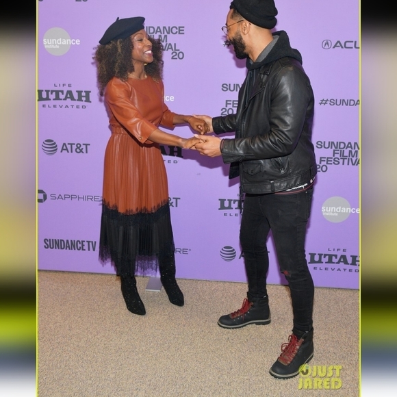 Zara Colorblock contrasting faux leather midi dress XS - Picture 5 of 16